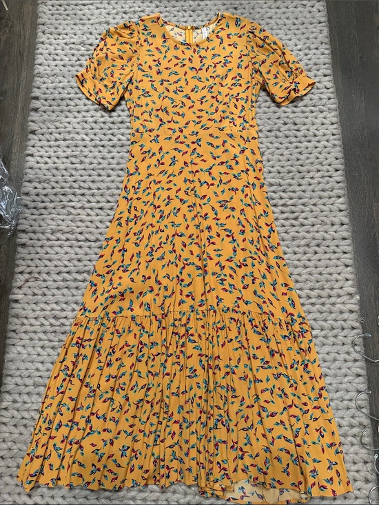 Rachel Pally Dresses & Skirts - Rachel Pally Yellow Floral Tiered Midi Dress - small
